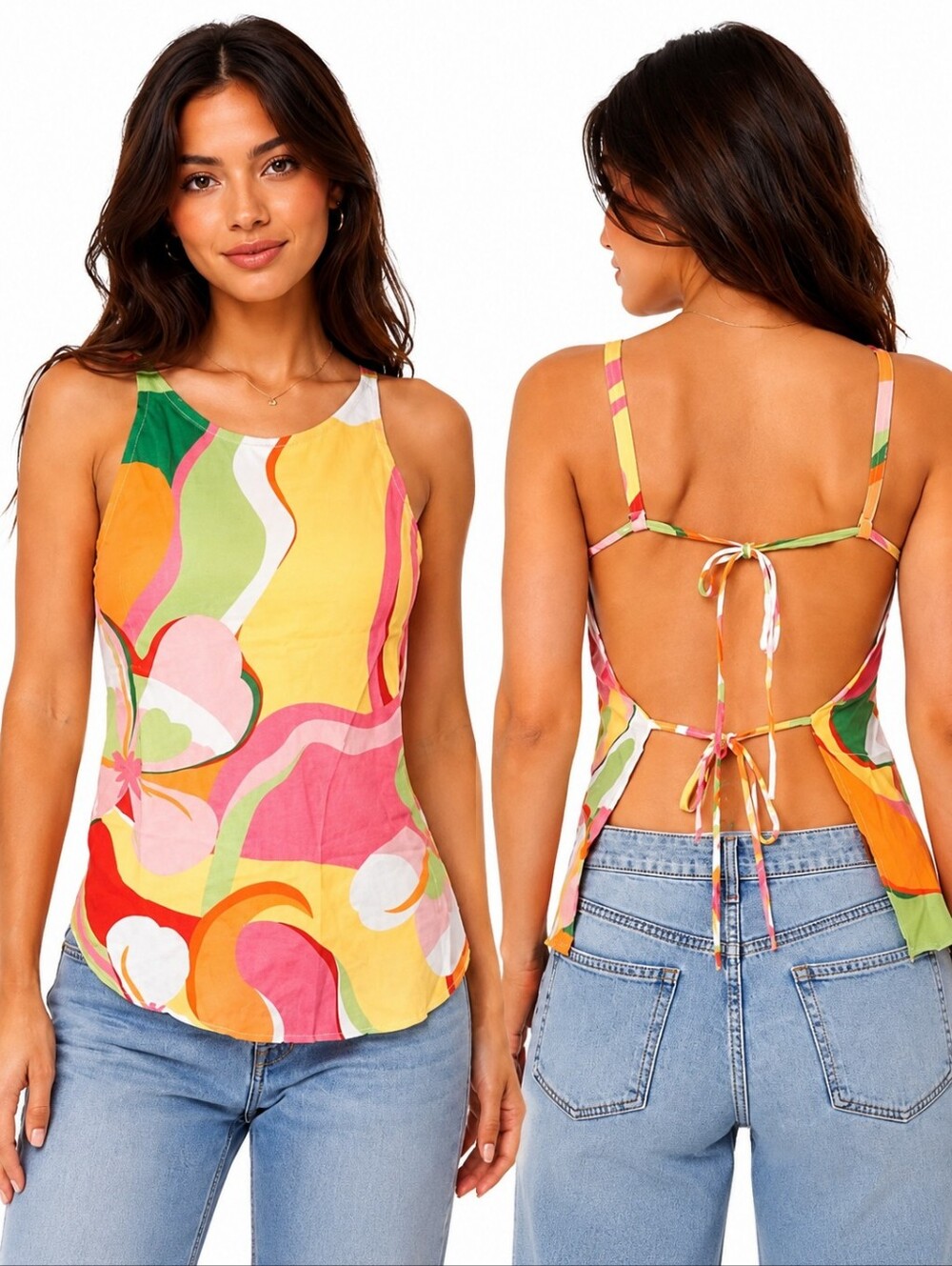 Sky to Moon Open Back Top Size Small - Festival